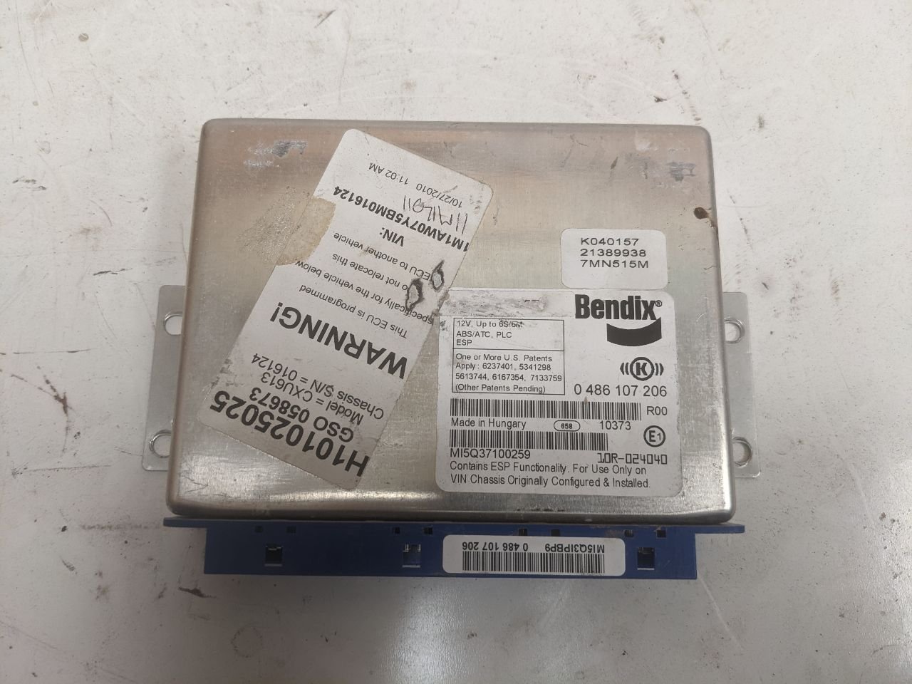 MIQ37100259 | Mack CXU613 Brake Control Module (ABS) for Sale