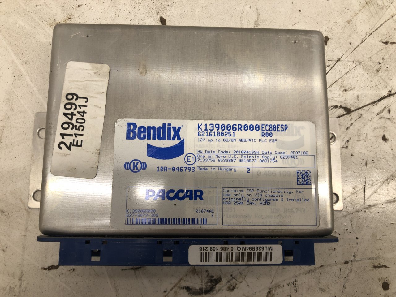 Kenworth T880 Brake Control Module (ABS) for Sale