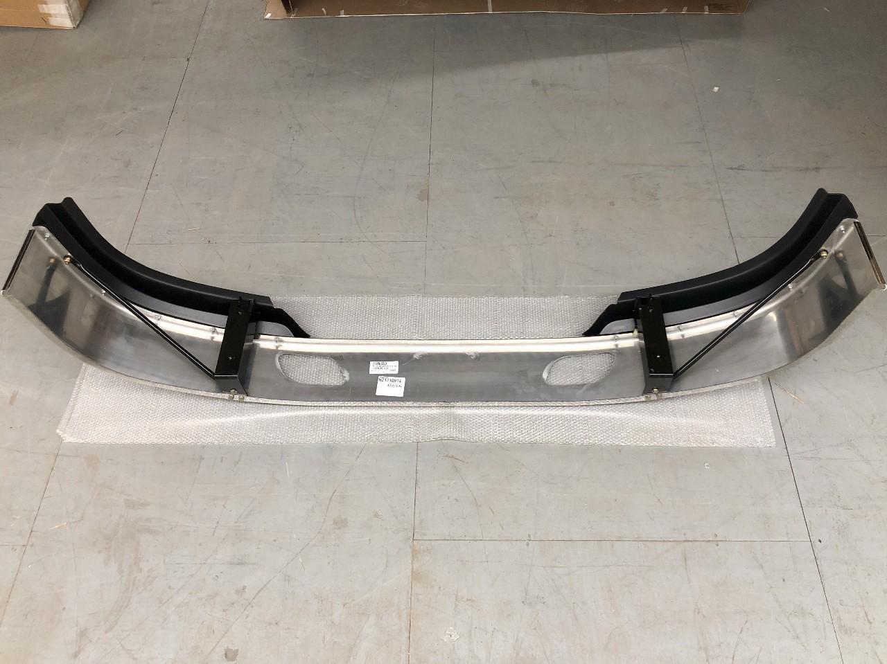 thumbnail image 2 of Ultrachrome Kenworth T680 Chrome Front Bumper – 20” Custom Build – 10 Gauge Steel – With Brackets – USA Made 2 of 5