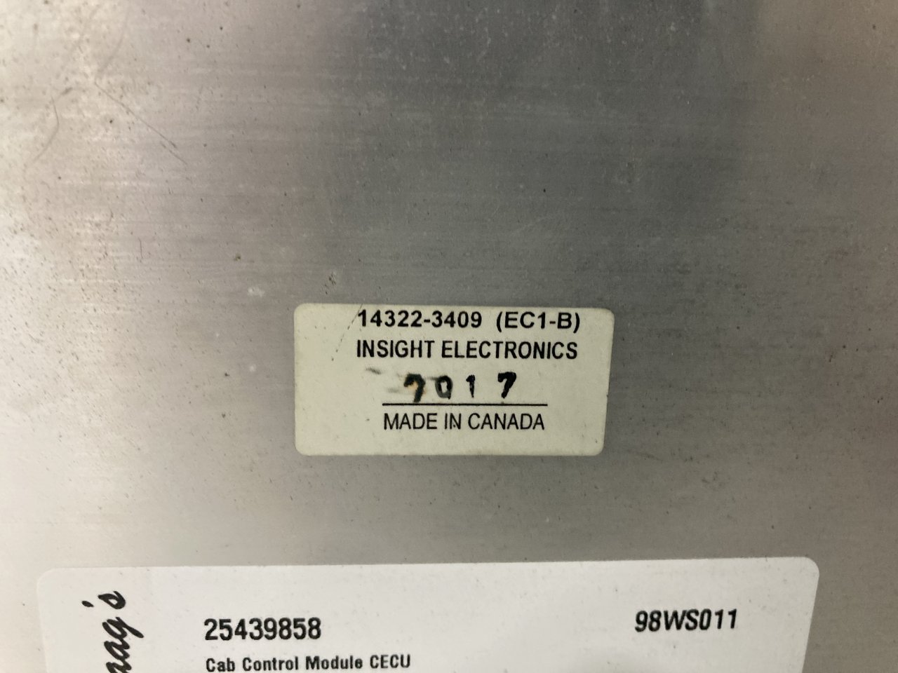 Western Star Trucks 4900EX Cab Control Module CECU for Sale