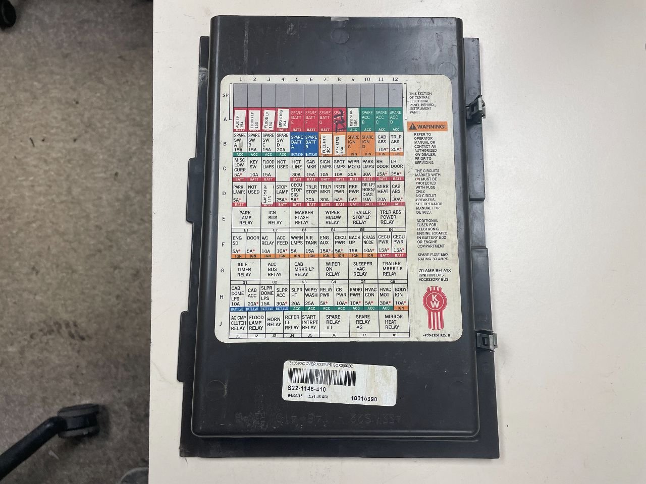S22-1146-410 | Kenworth T660 Dash Panel for Sale