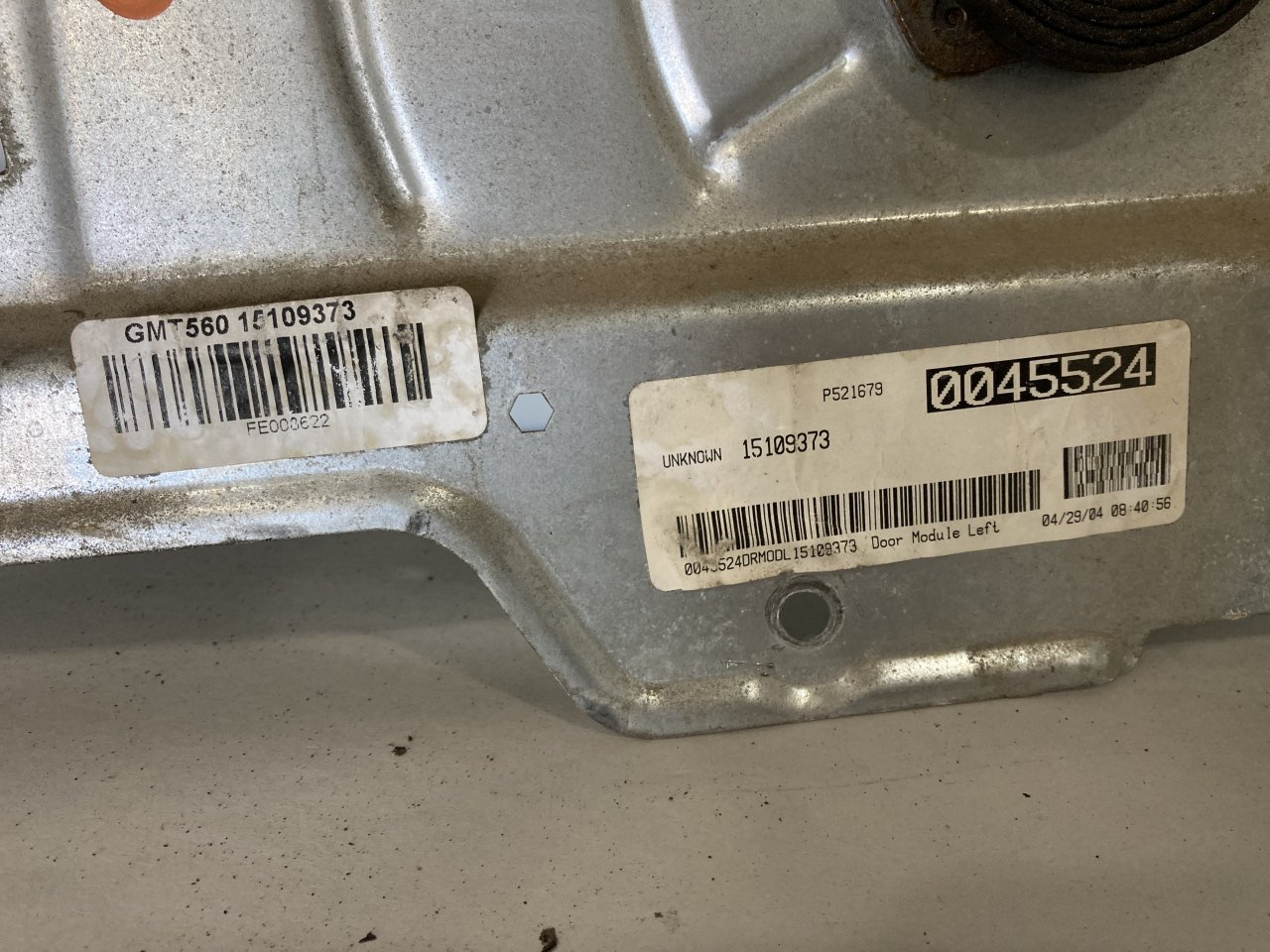 Rh Passenger Side Front Door Window Regulator 2018 Sierra Truck/Pickup 1500 Sku