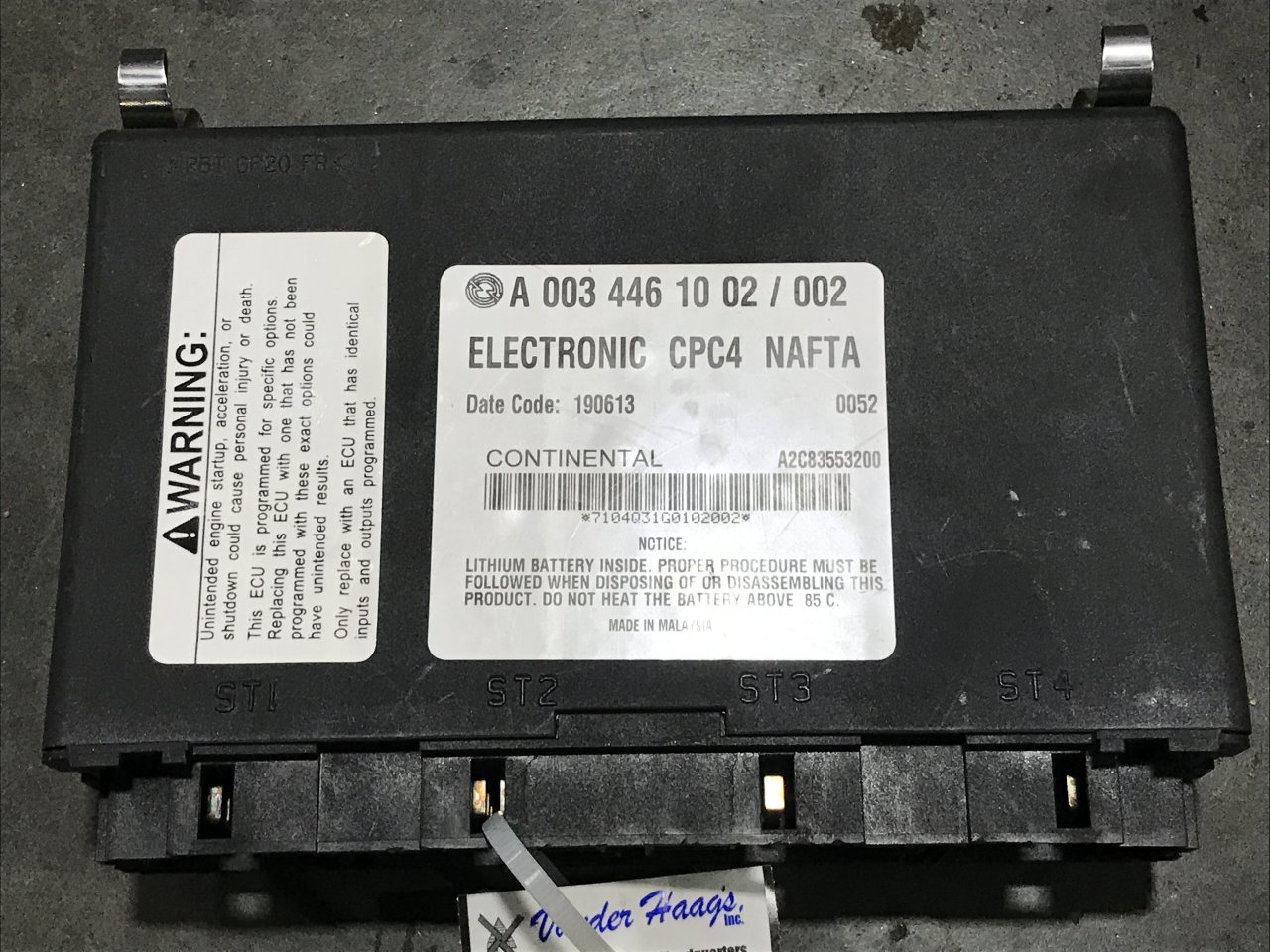 Freightliner CASCADIA Electronic Chassis Control Module for Sale