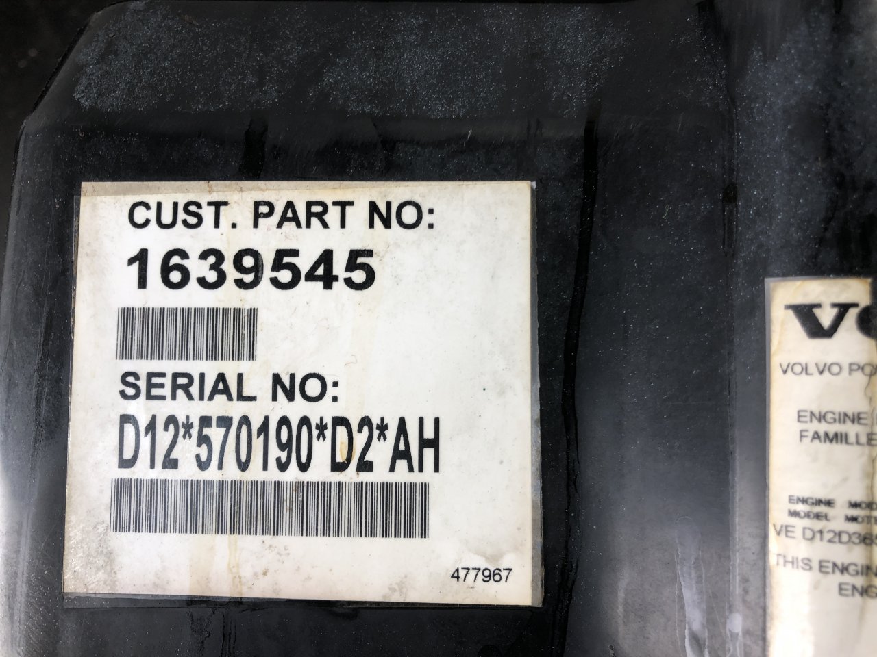 Volvo VED12 Engine Valve Cover for Sale
