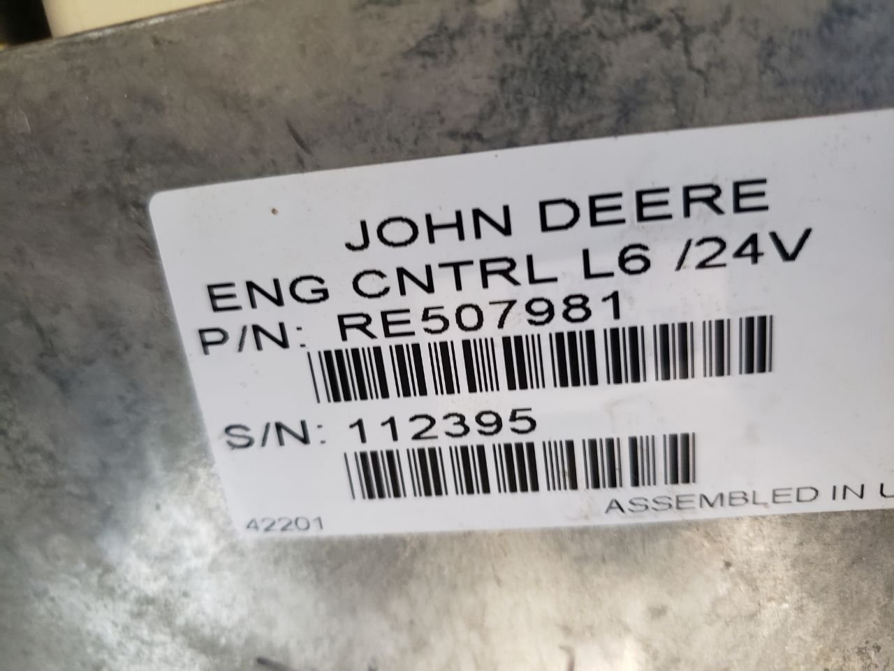 RE507981 | John Deere 824J Control Module for Sale