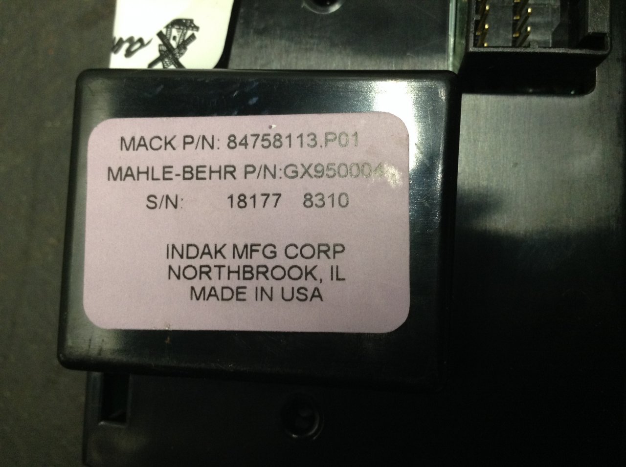 Mack PINNACLE Heater & AC Temperature Control for Sale