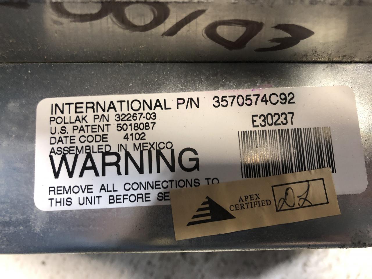 3570574C92 | International 9900 Speedometer Instrument Cluster for Sale