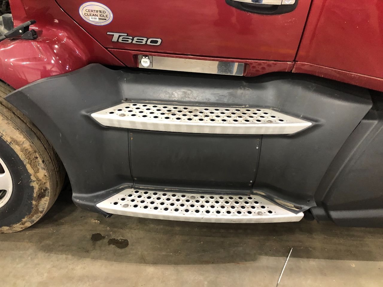 トップス kt Upper Fairing Kick Panel Driver 2022+ Kenworth T680 Next Gen