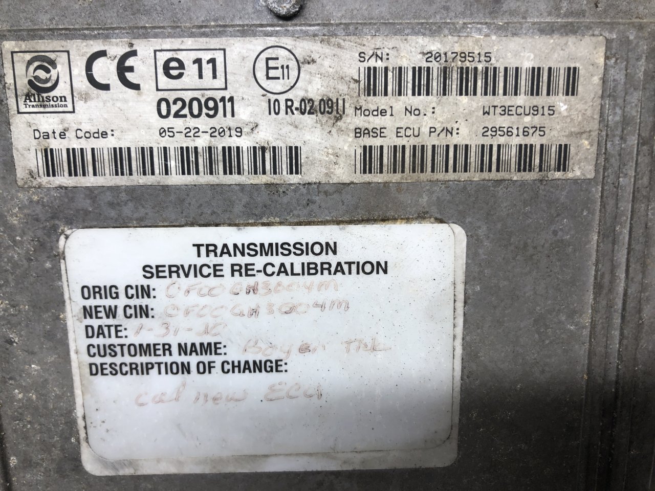 29561675 | Allison 3000 RDS TCM | Transmission Control Module for Sale