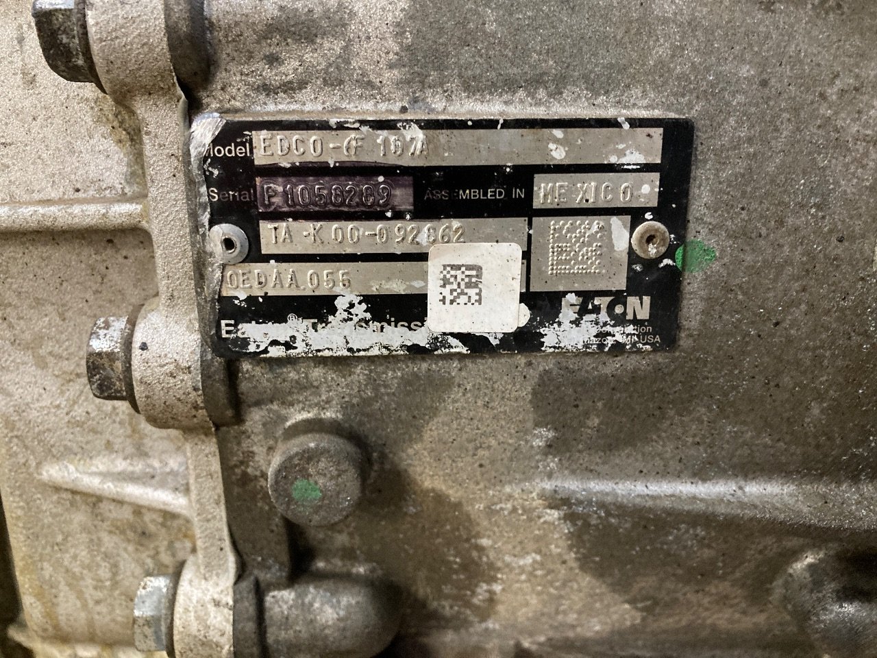 Eaton EDCO6F107A Transmission for Sale