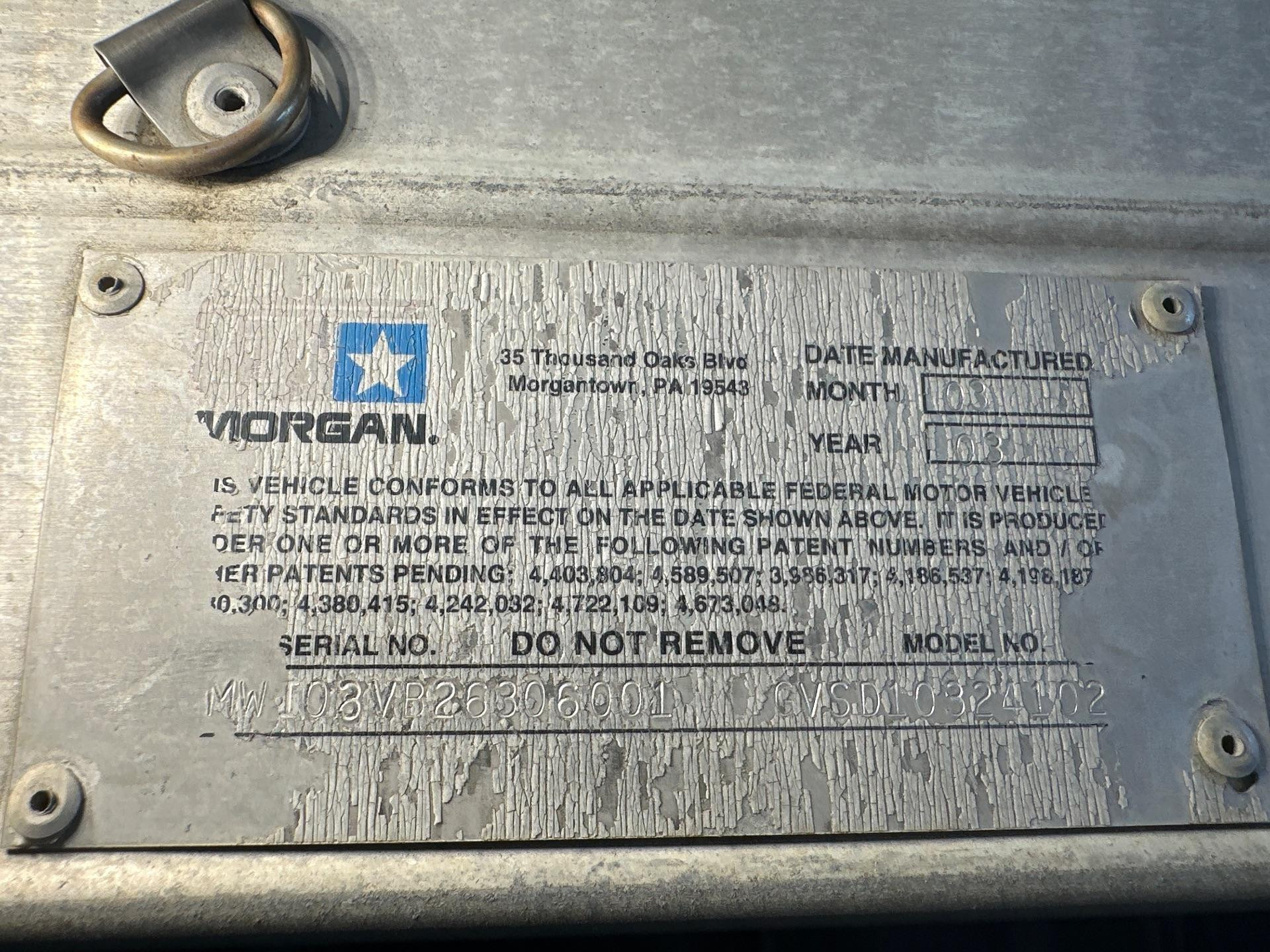 Morgan Rear Box Morgan GVSD103 Van Body/Box for Sale
