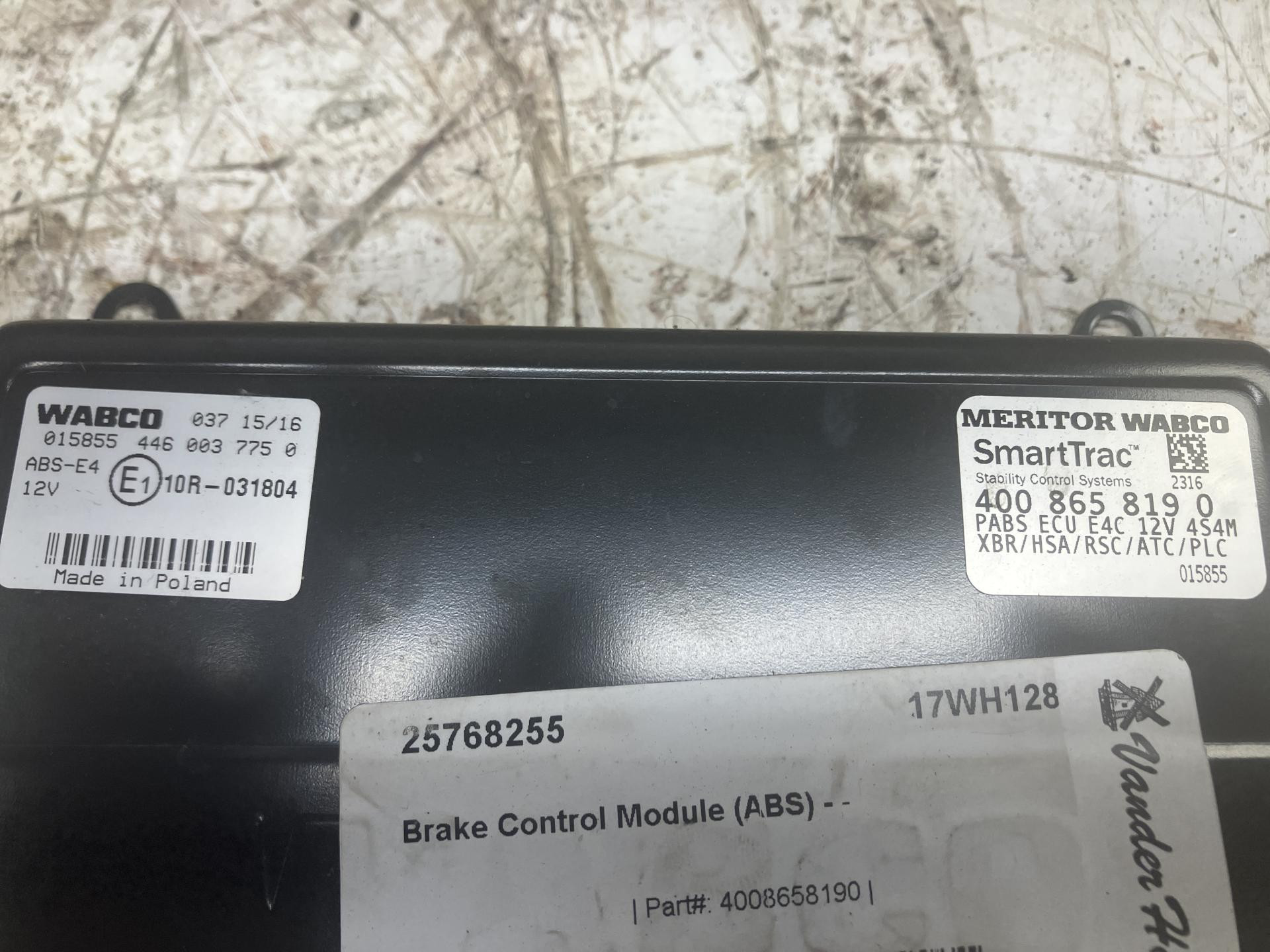 Freightliner Abs Module Freightliner CASCADIA Brake Control Module (ABS) for Sale