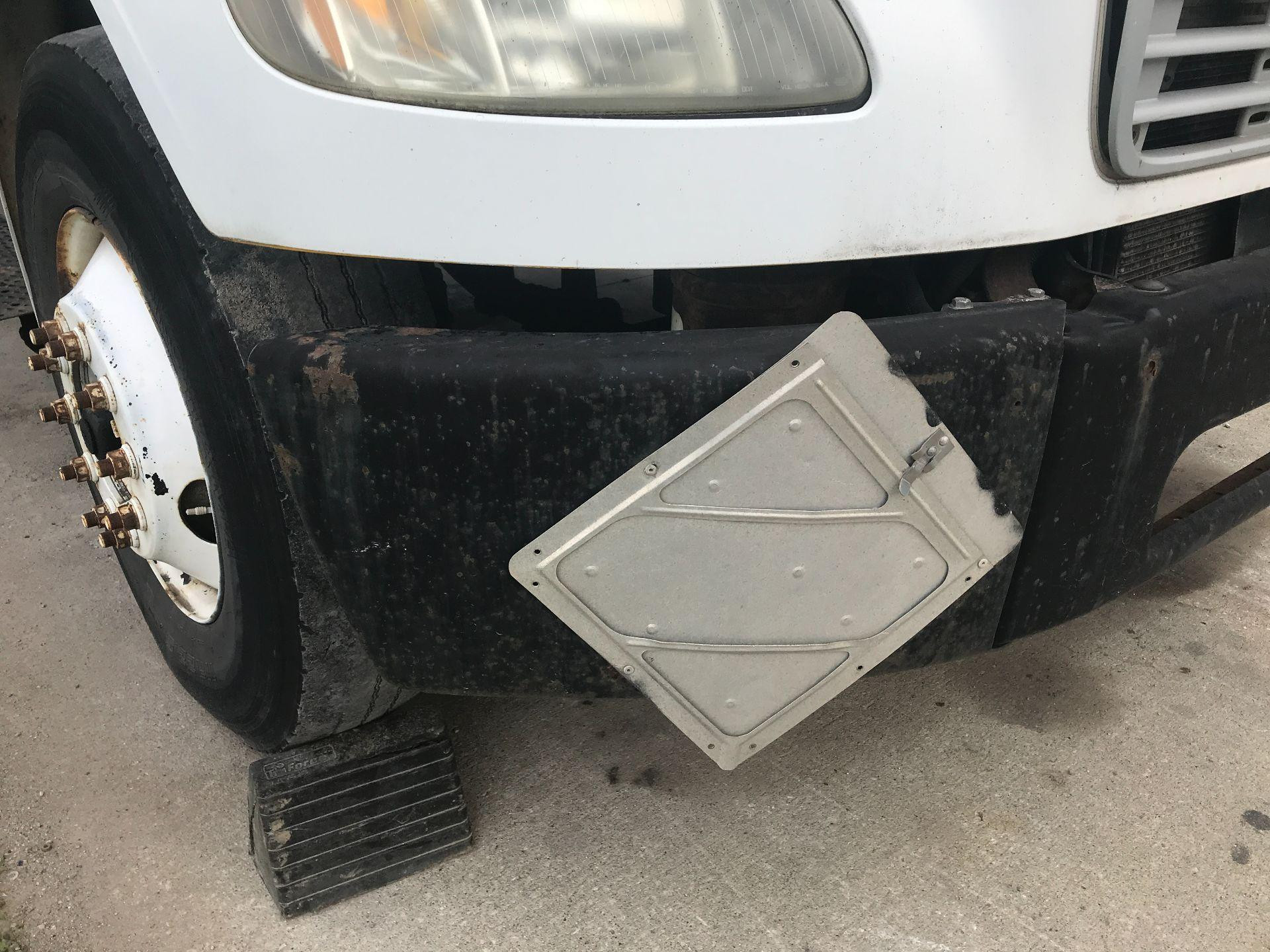 thumbnail image 2 of Steel Front Bumper End Cap – Left Side – For Freightliner M2 106/112 (2003-2021) 2 of 6