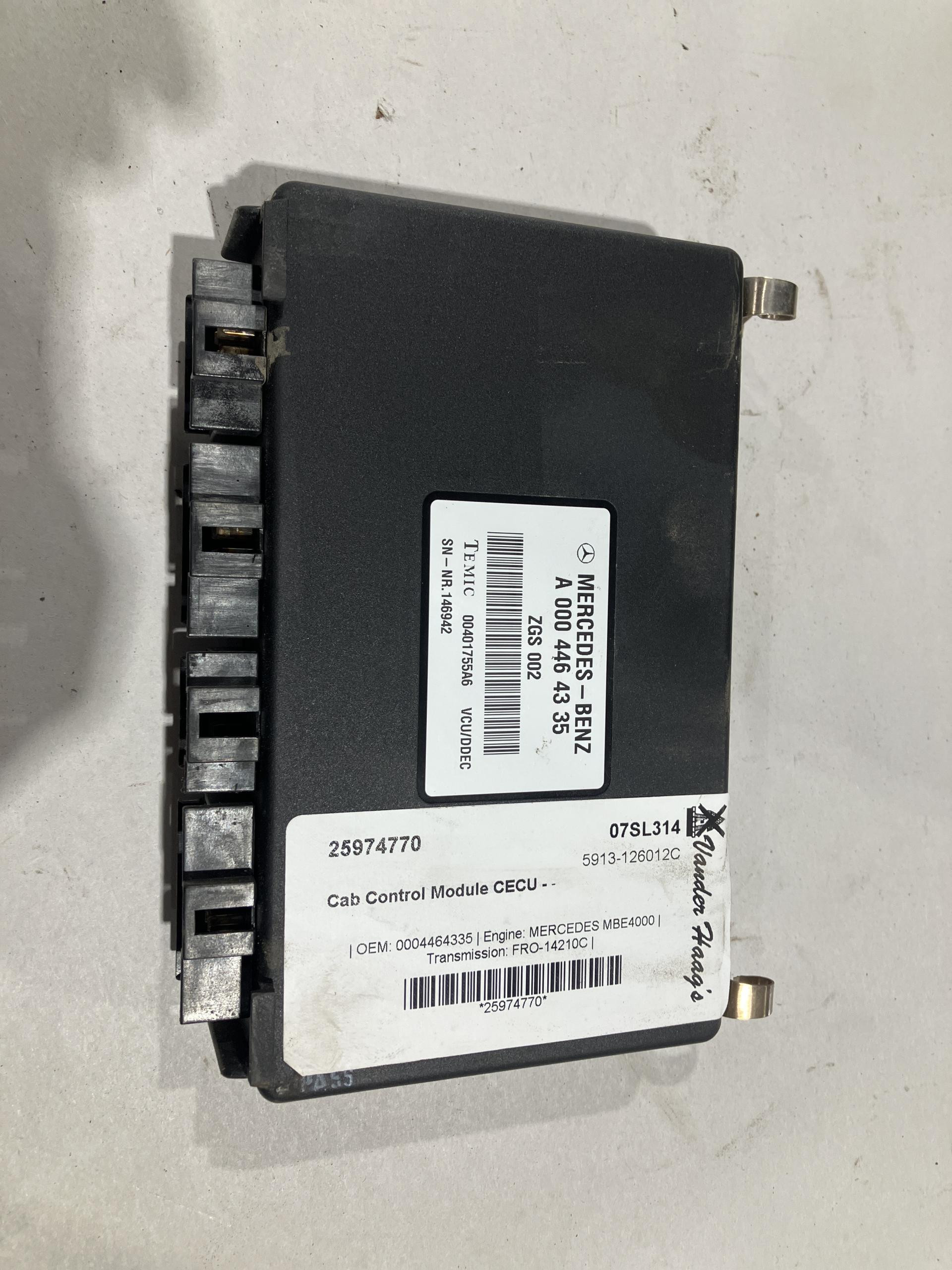 Sterling A9513 Cab Control Module CECU for Sale