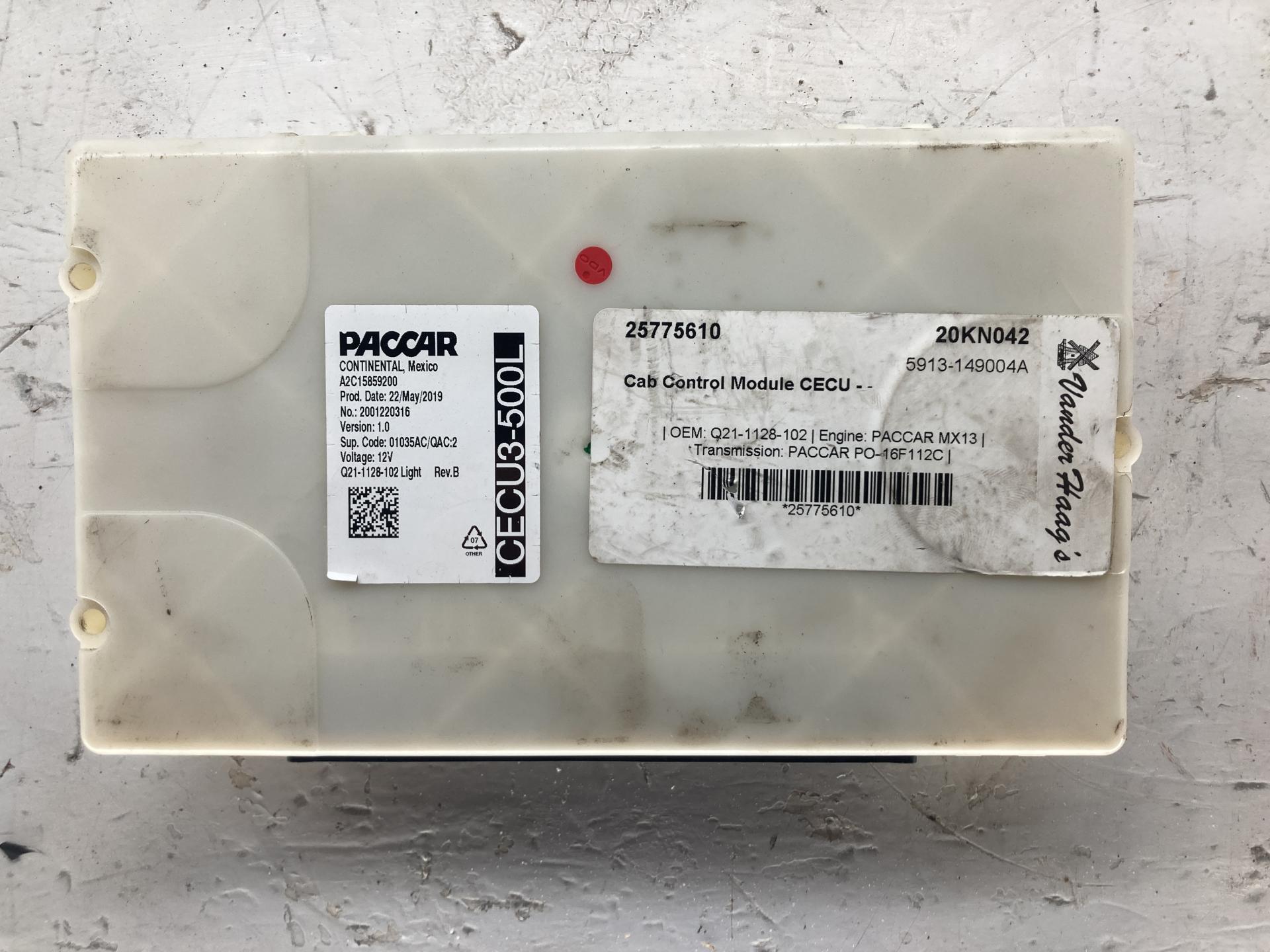 Kenworth T680 Cab Control Module CECU for Sale