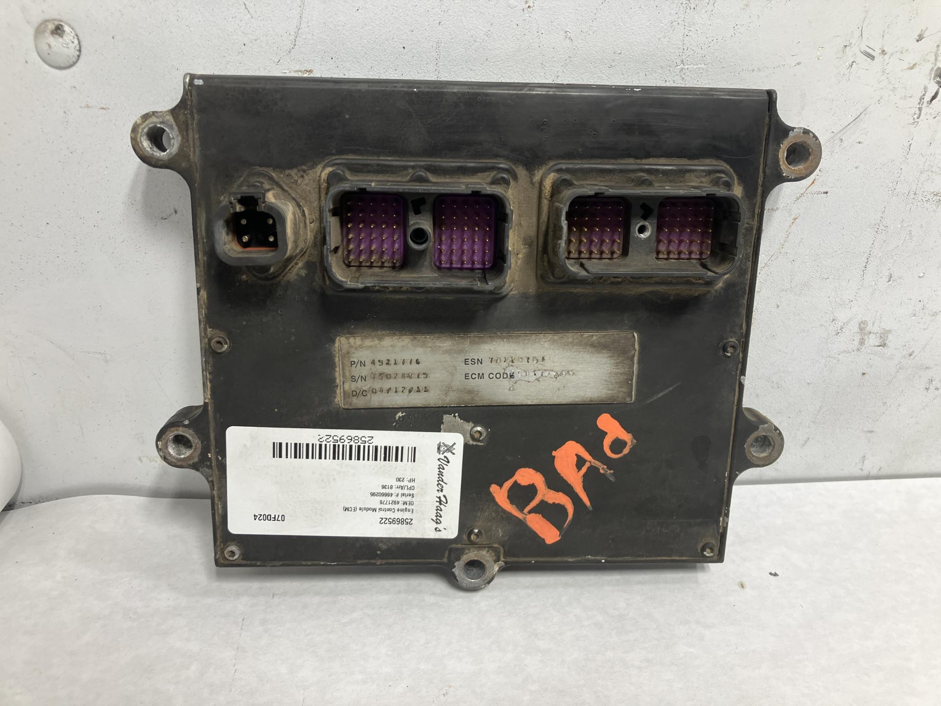 4921776 | Cummins ISB ECM | Engine Control Module for Sale