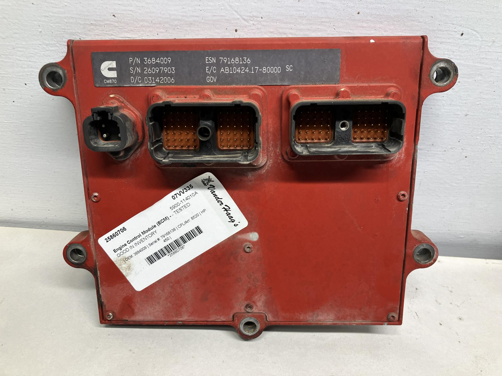 3684009 | Cummins ISX ECM | Engine Control Module for Sale