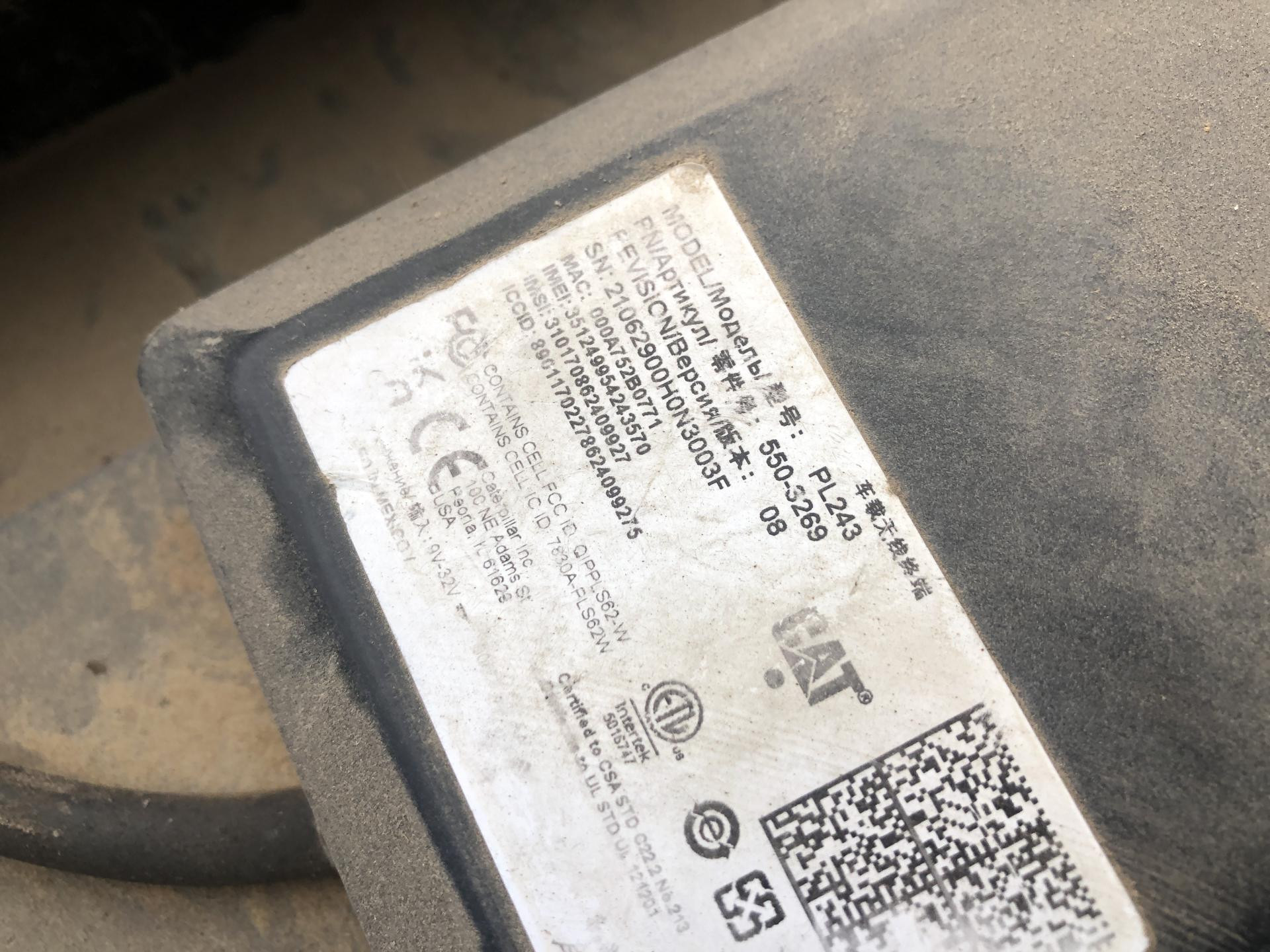 550-3269 | CAT 289D Control Module for Sale
