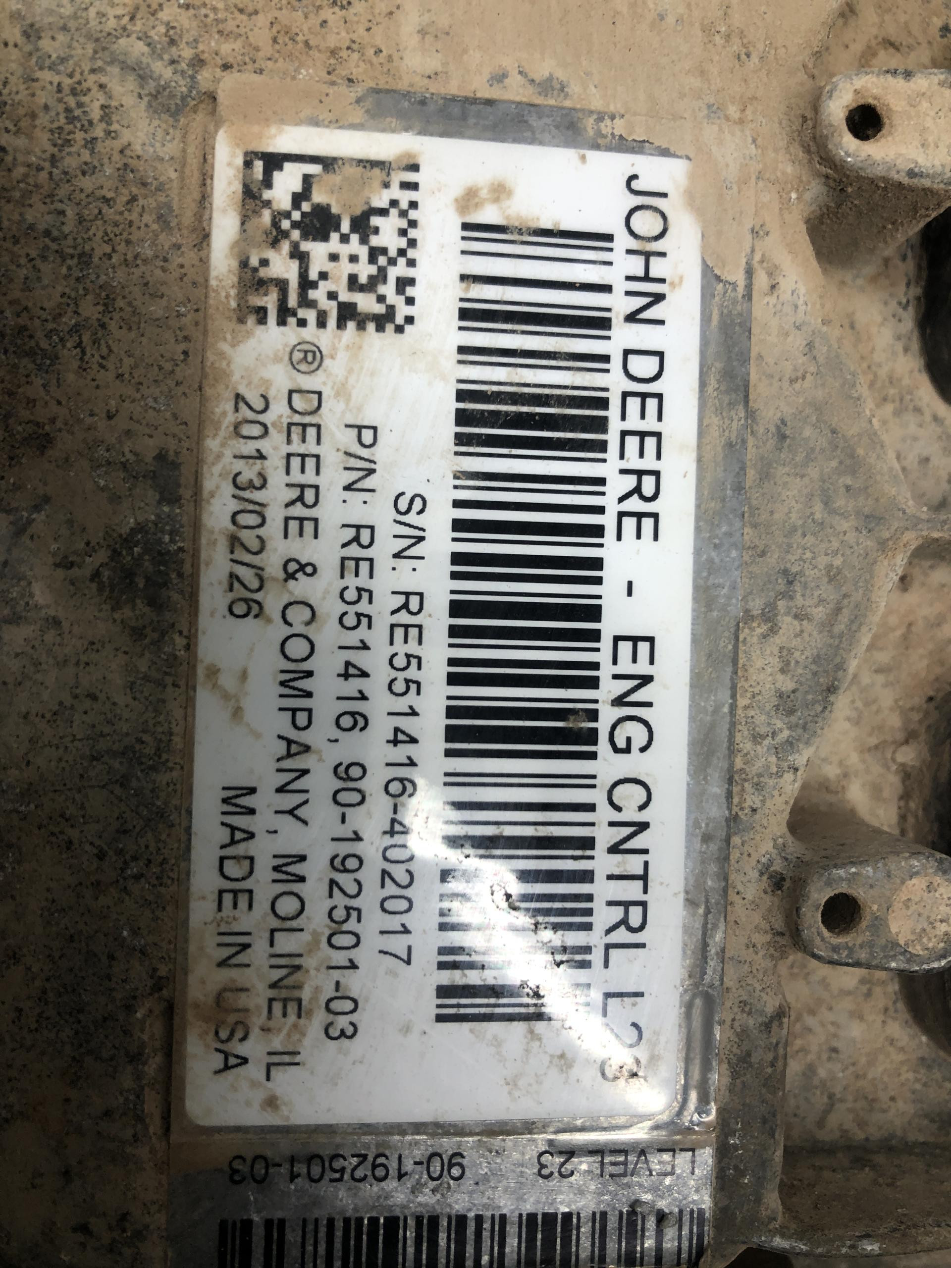 RE551416 | John Deere 6068HDW84 ECM | Engine Control Module for Sale