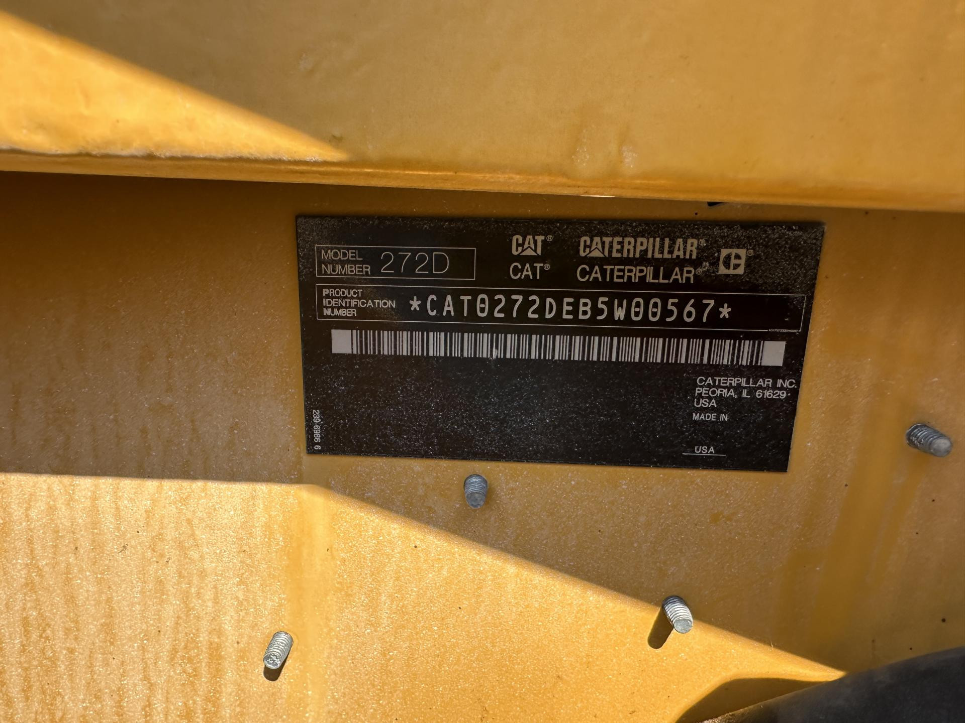 CAT 272D Equipment Parts Unit for Sale