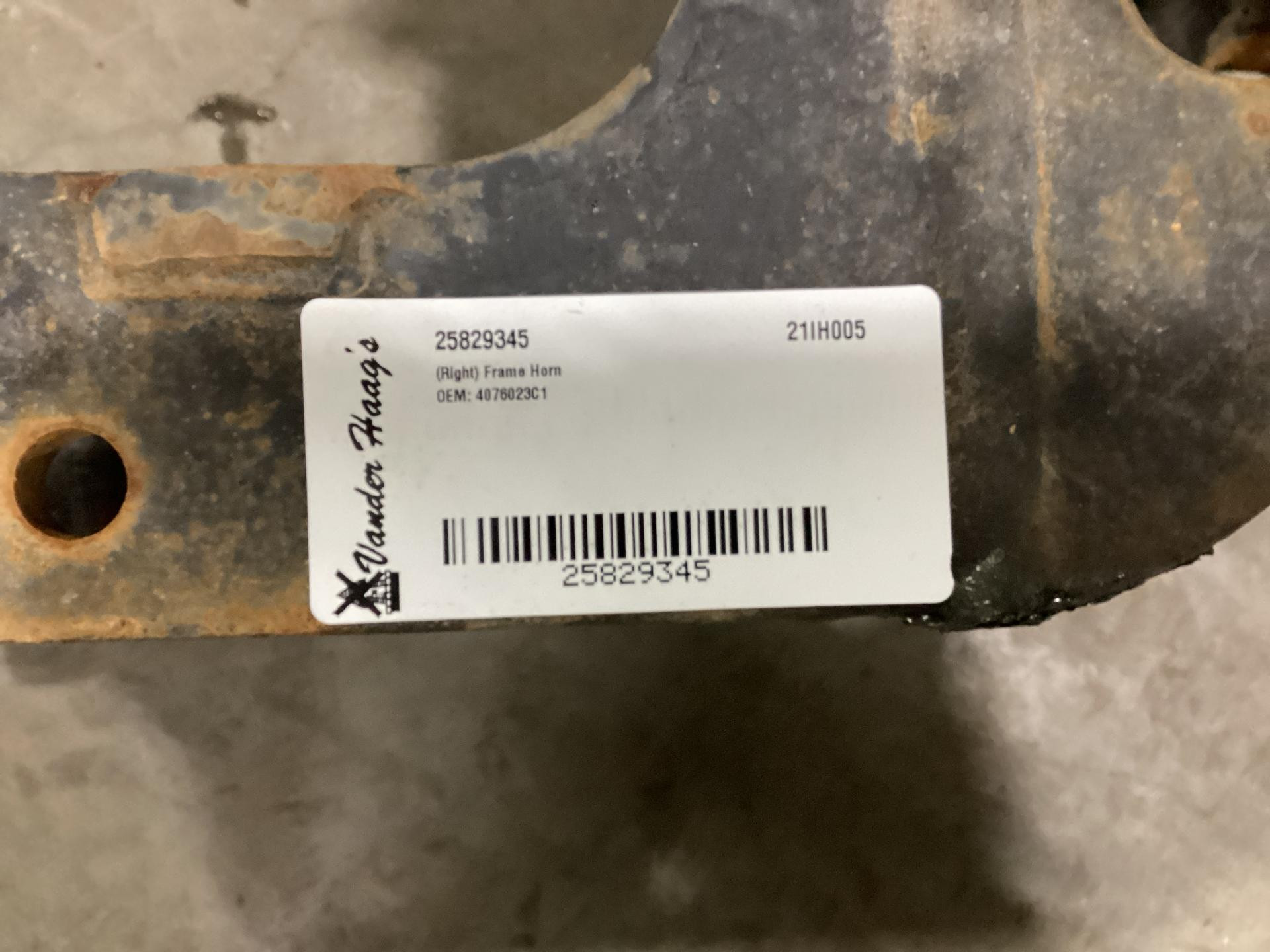 4076023C1 | International MV607 Frame Horn for Sale