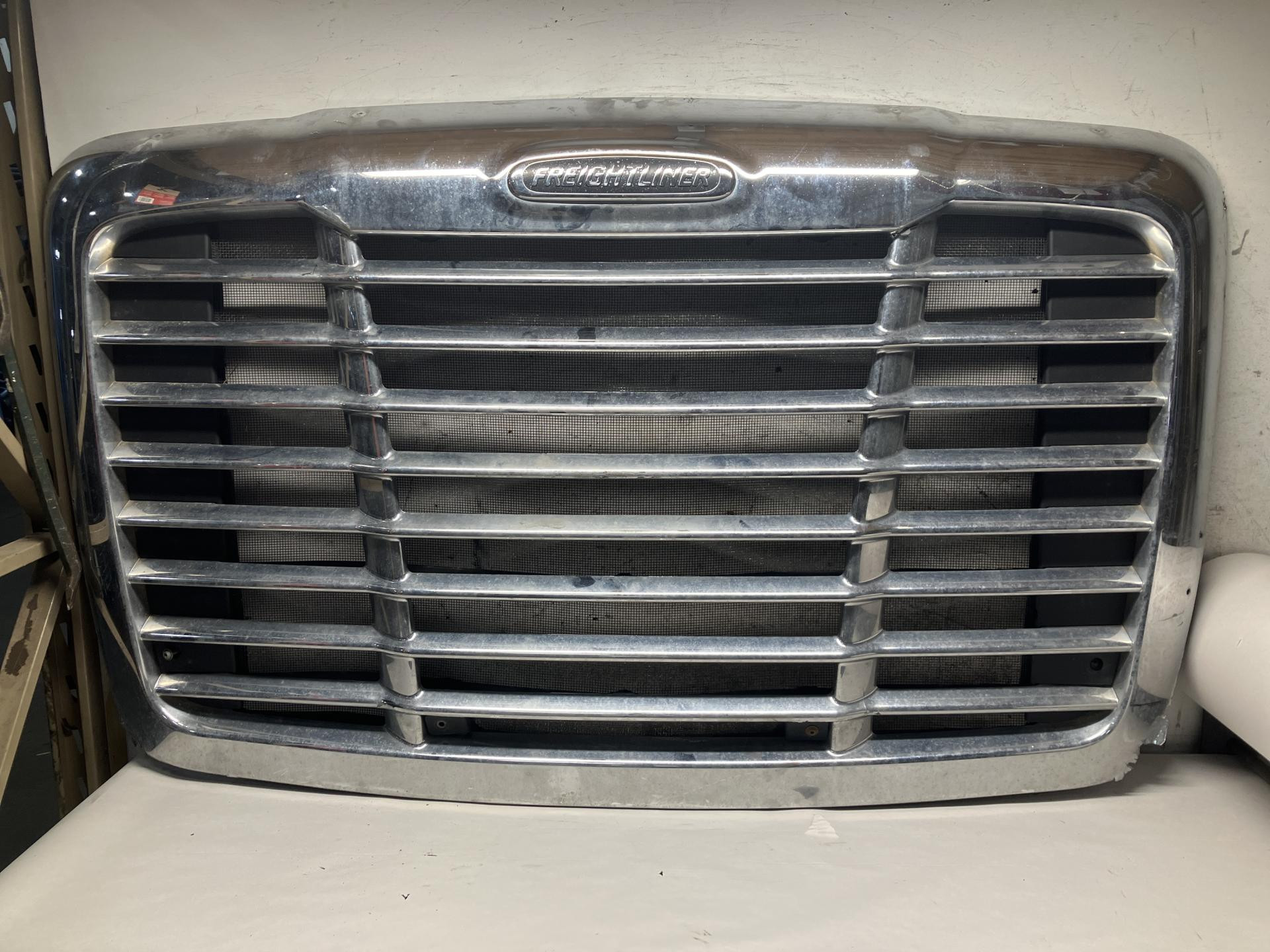 thumbnail image 2 of Chrome Hood Grille Intake Vents – For Freightliner Cascadia 2018-Up (Left & Right Pair) 2 of 6