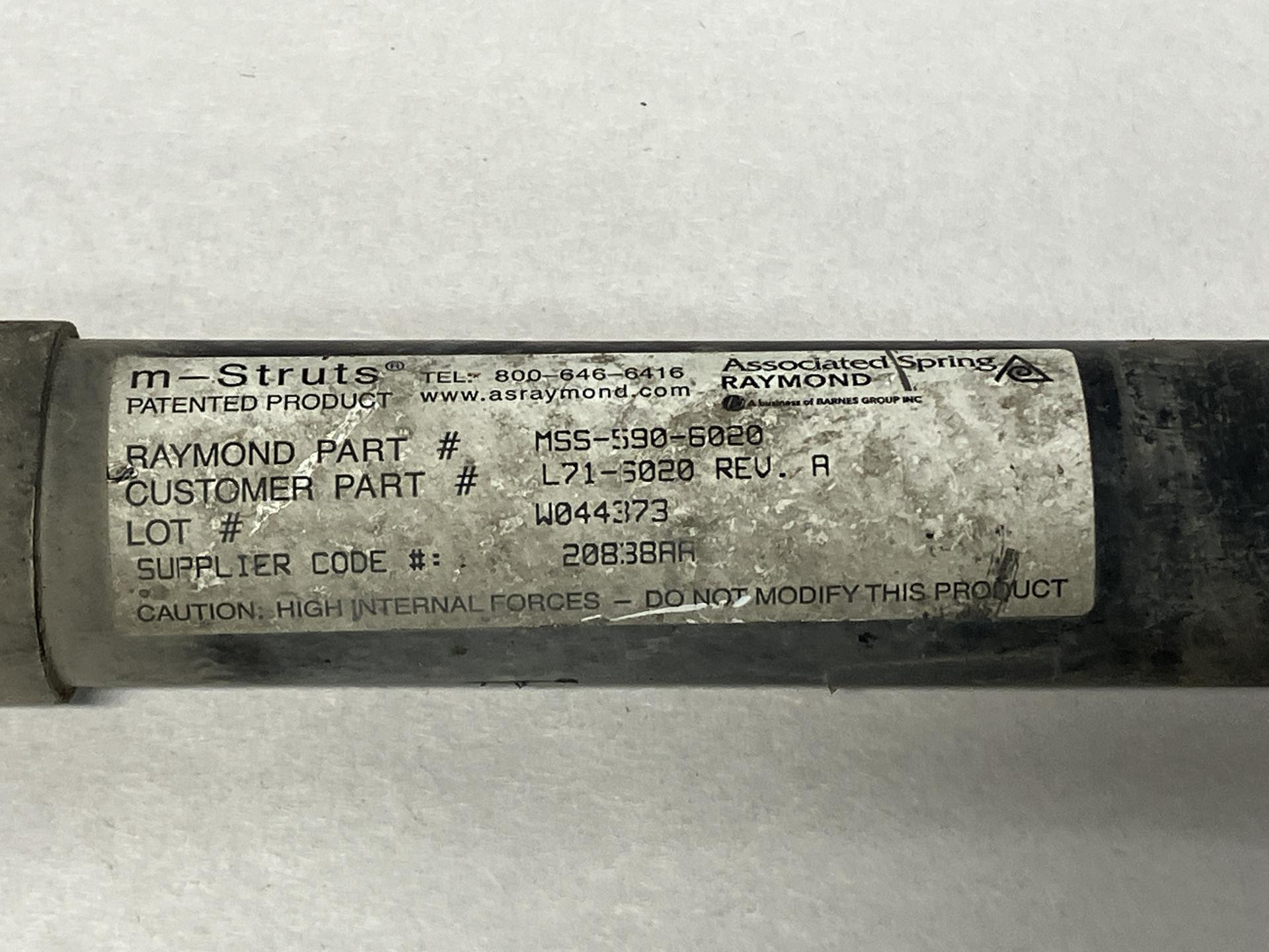 L71-6020 | Peterbilt 579 Hood Shock for Sale