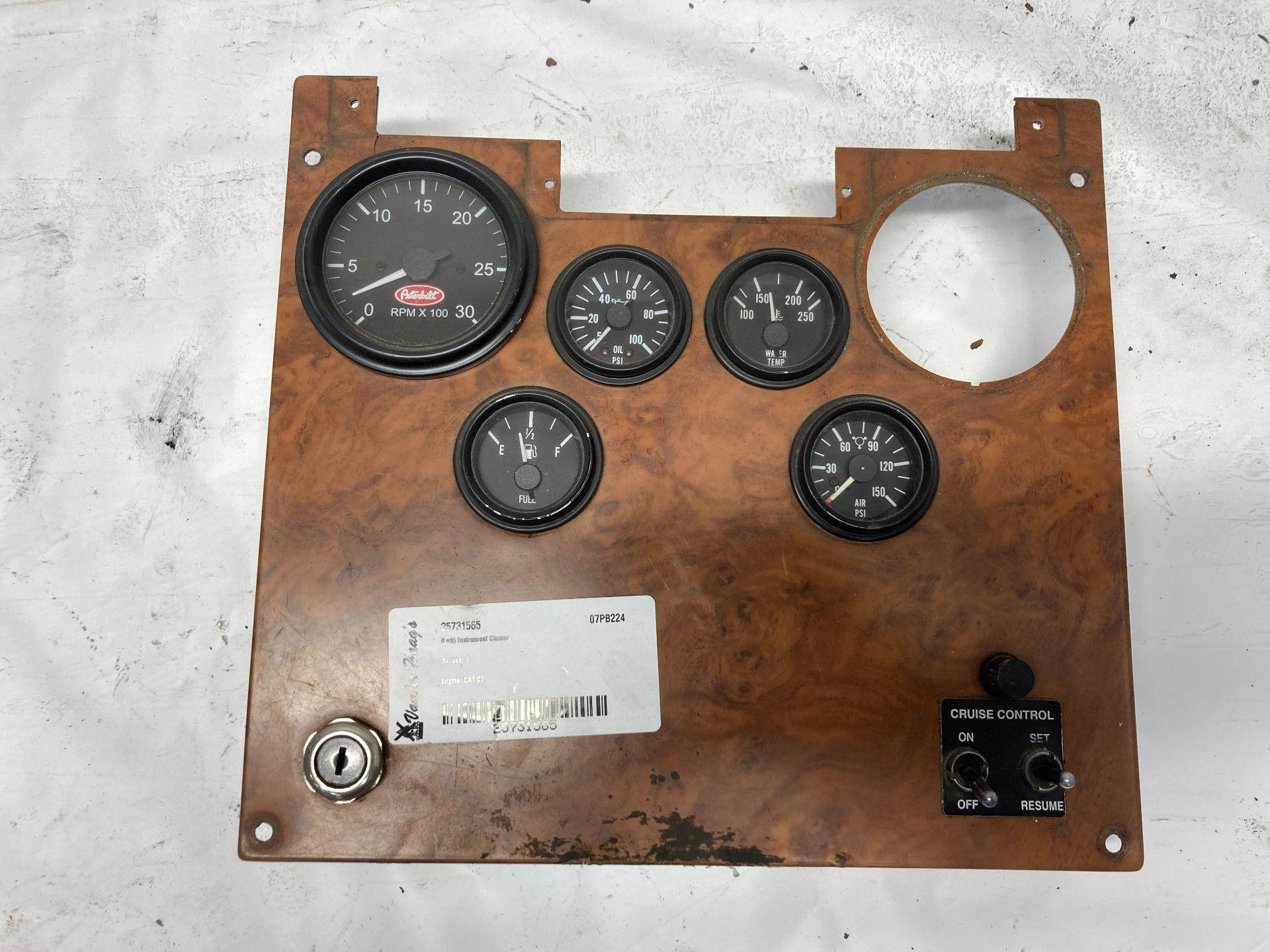Peterbilt 340 Speedometer Instrument Cluster for Sale