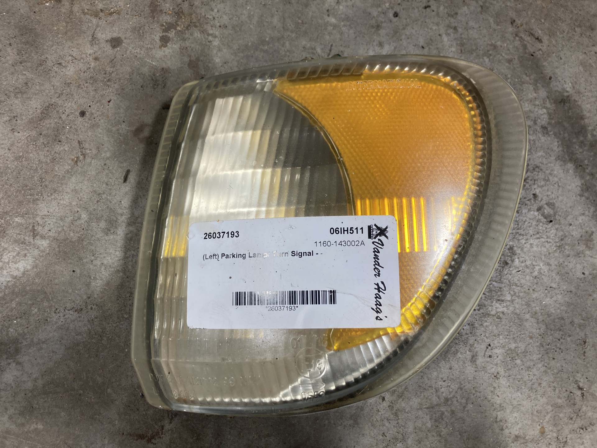International 9200 Parking Lamp for Sale