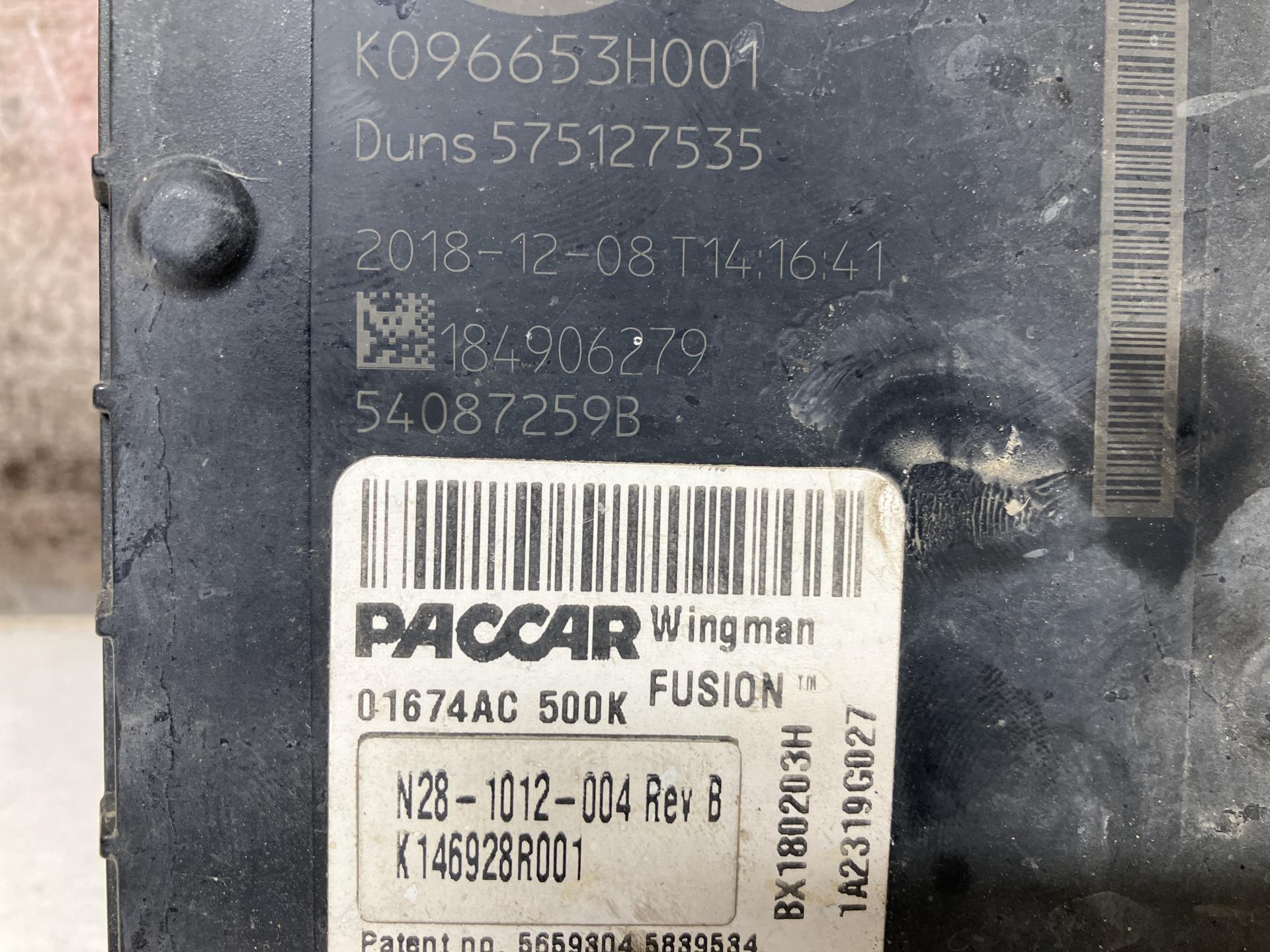 K096653H001 Kenworth T880 Collision Advoidance for Sale