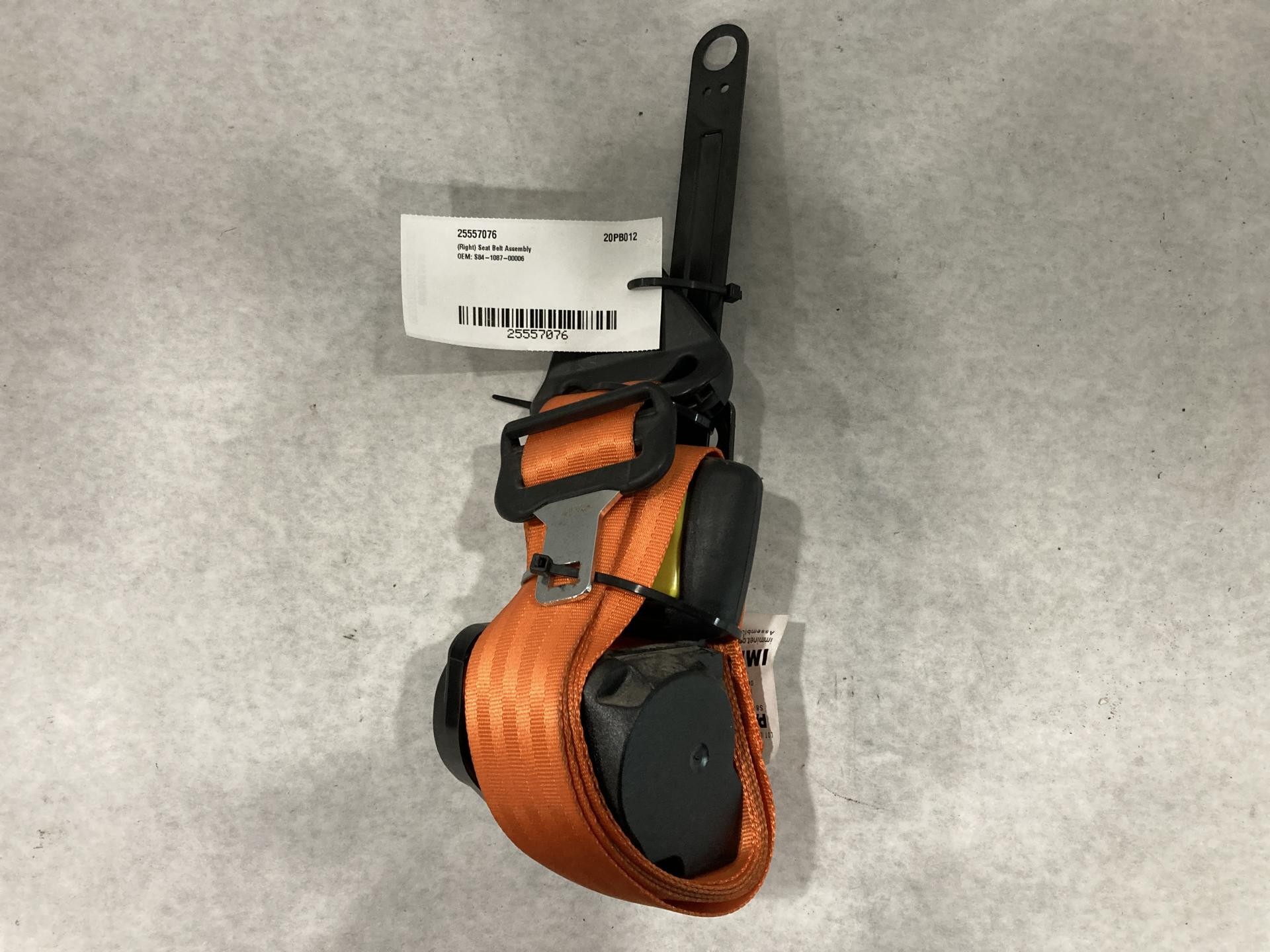 S84-1087-00006 | Peterbilt 579 Seat Belt Assembly for Sale