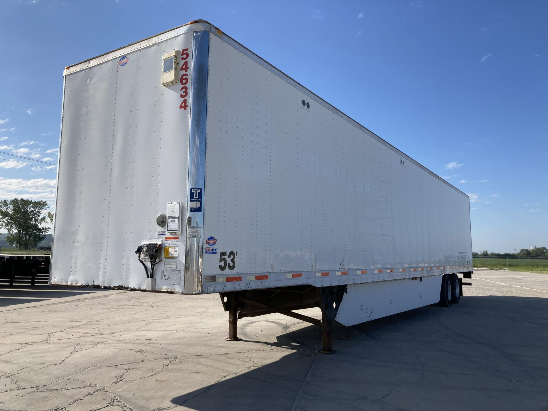 Moving Van Trailers For Sale 2006 Wabash Trailer, 53ft Dry Van