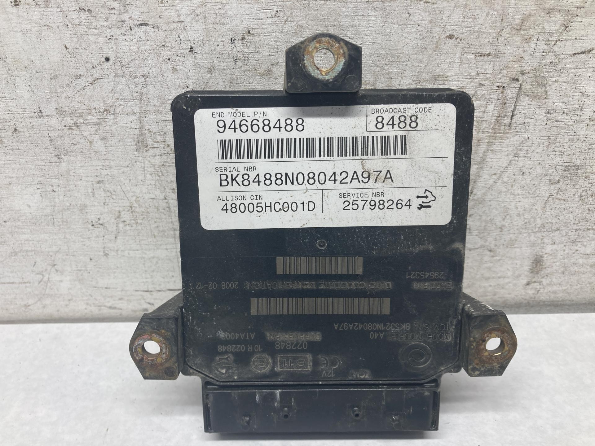 94668488 | Allison 1000 EVS TCM | Transmission Control Module for Sale