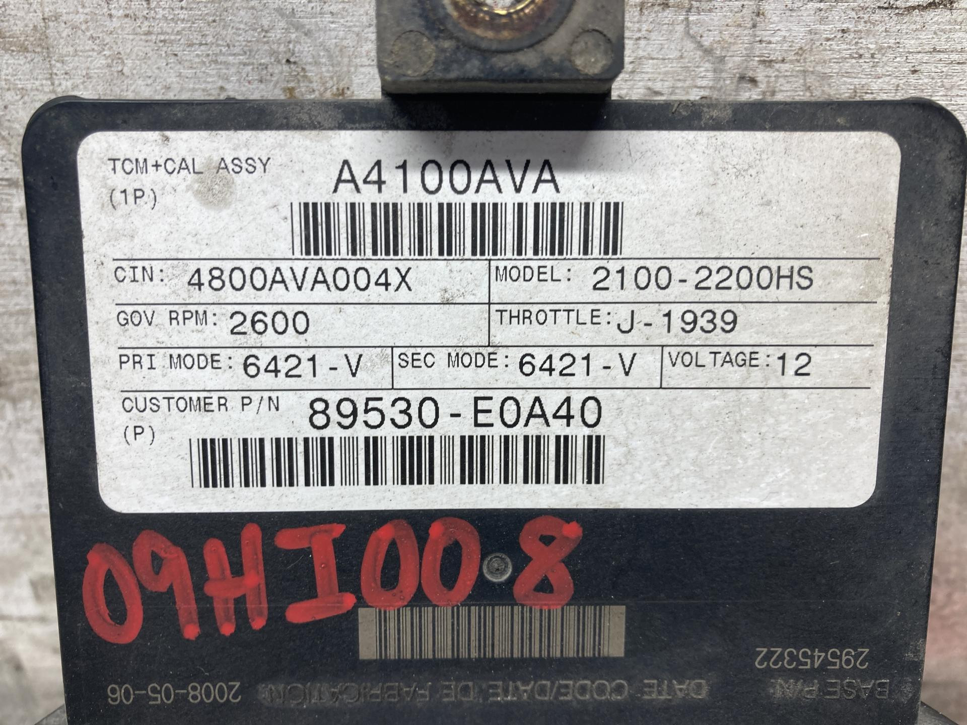 29545322 | Allison 2200 HS TCM | Transmission Control Module
