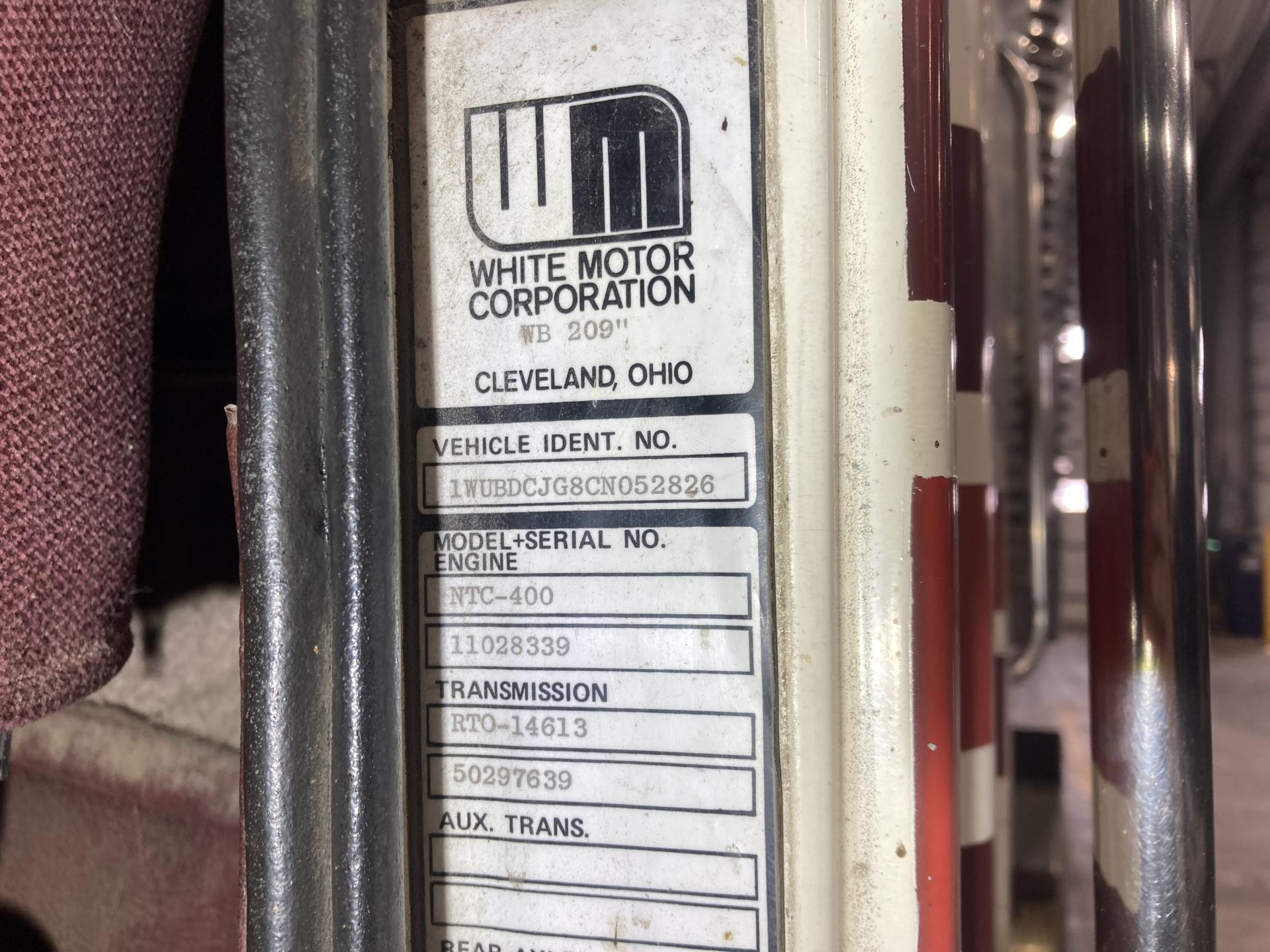 White RBM Parts Unit for Sale