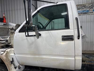 1990-2002 GMC C7500 White Left/Driver Door - Used