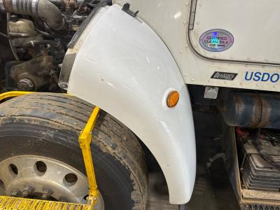 2005-2026 Peterbilt 337 White Left/Driver Extension Fender - Used