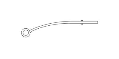 Volvo Helper Spring Triangle Spring 96-1343 Leaf Spring Helper | Helper Spring for Sale