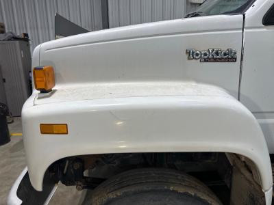 1990-2002 GMC TOPKICK White Hood - Used