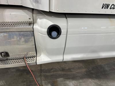 Peterbilt 386 White Left/Driver Behind Box Skirt - Used