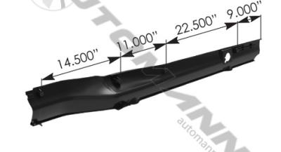 Freightliner CASCADIA Left Bumper, Misc Parts