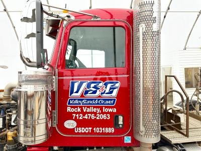 2007-2026 Peterbilt 388 Red Left/Driver Door - Used