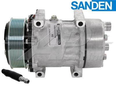 Air Conditioner Compressor Original Sanden Compressor SD7H15 - 119mm, 8 Groove Clutch 12V | 5095941