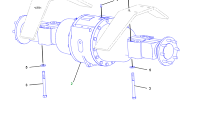 156-2853 | CAT 416D Axle Assembly for Sale