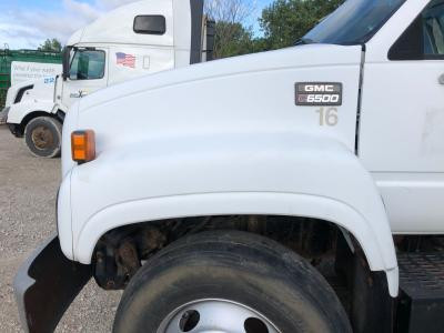 1993-2003 GMC C7500 White Hood - Used