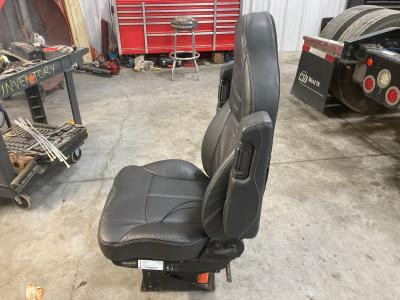 2002-2026 Freightliner CASCADIA Black Imitation Leather / Leather Air Ride Seat - Used | P/N LS490177