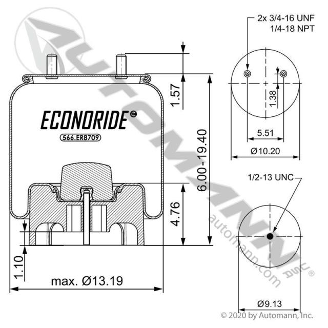 りょう Automann 566.ER8709 Air Spring for Sale