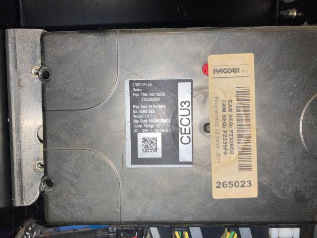 2019 Peterbilt 579 Cab Control Module Cecu