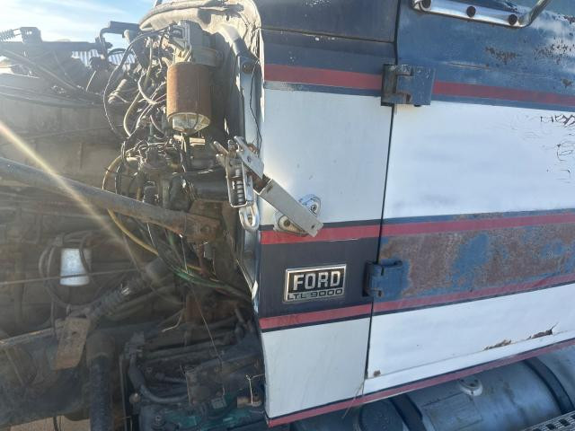 1983 Ford LTL9000 White Left Cab Cowl: Does Not Include Hood Latch