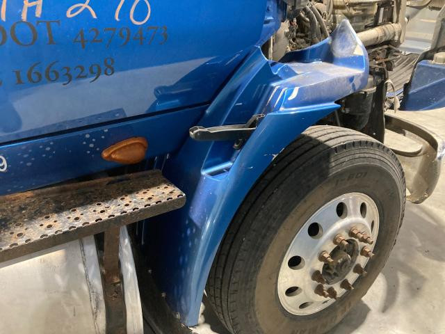 2013 International TRANSTAR (8600) Right Blue Extension Fiberglass Fender Extension (Hood): Does Not Include Bracket Rub Marks From The Hood And Hood Latch
